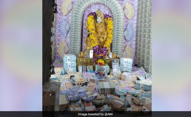 Coimbatore Temple Idol Decorated With Currency, Diamonds Worth Rs 5 Crore