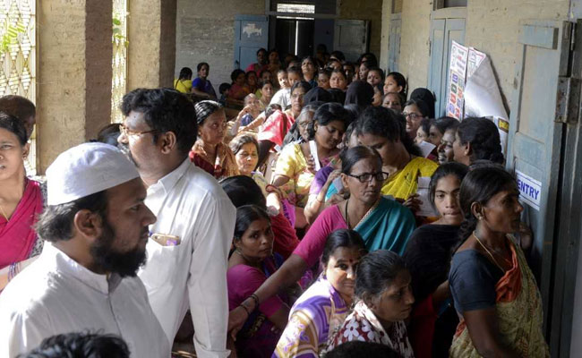 Polling Continued At Some Booths In Andhra Pradesh Till Midnight