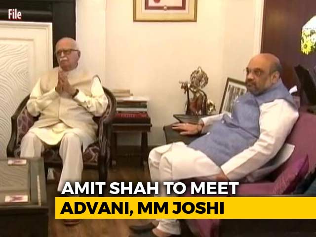 Amit Shah May Meet Upset LK Advani, Murli Manohar Joshi Today: Sources