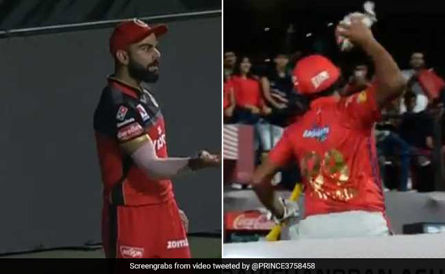 IPL 2019: विराट कोहली ने कैच लेने के बाद 'चिढ़ाया' तो गुस्सा गए अश्विन, फेंकने लगे सामान, देखें VIDEO