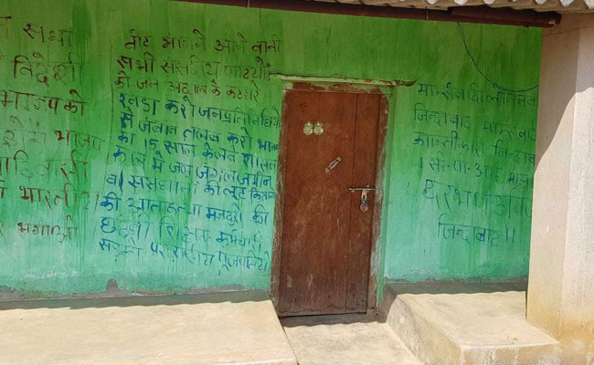 Maoists' Warnings On Walls, A Day After BJP Leader's Murder In Dantewada