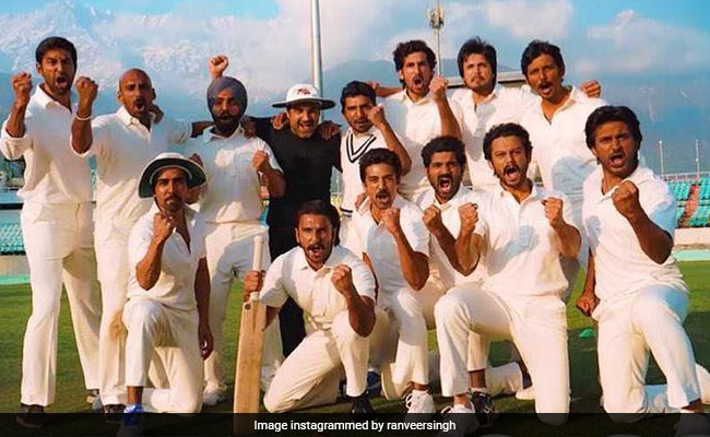 <I>'83</I> First Look: Ranveer Singh Shares Pic Along With The Film's Cast