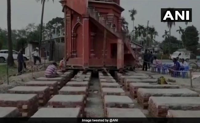 Minaret Of Historic Mosque Being Shifted To Pave Way For Highway In Assam