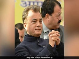 BJP's Anil Sharma Quits As Himachal Minister Days After Son Joins Congress BJP's Anil Sharma Quits As Himachal Minister Days After Son Joins Congress