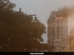 Fire Breaks Out On 15th Floor Of Residential High-Rise In Navi Mumbai Fire Breaks Out On 15th Floor Of Residential High-Rise In Navi Mumbai