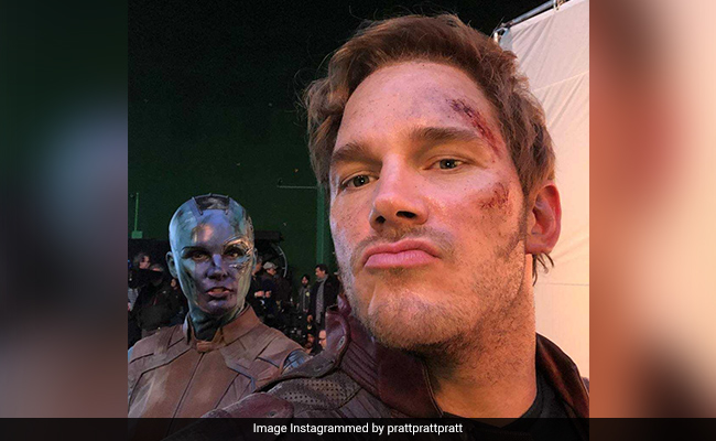 <i>Avengers: Endgame</i> Stars At Work In 'Really Illegal' Video Chris Pratt Filmed On Set