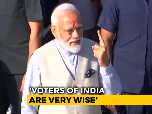 "Voter ID More Powerful Than IED," Says PM After Voting In Ahmedabad