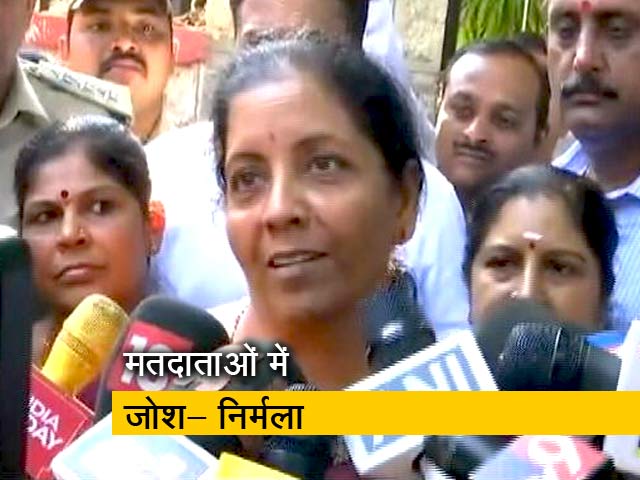 युवा व फर्स्ट टाइम वोटर्स में दिखा जोश- निर्मला