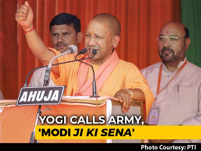 "Modi <i>Ji Ki Sena</i>," Says Yogi Adityanath; Insult To Army, Says Opposition