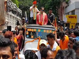 Ex-WWE Wrestler 'The Great Khali' Campaigns For BJP's Jadavpur Candidate Anupam Hazra Ex-WWE Wrestler 'The Great Khali' Campaigns For BJP's Jadavpur Candidate Anupam Hazra