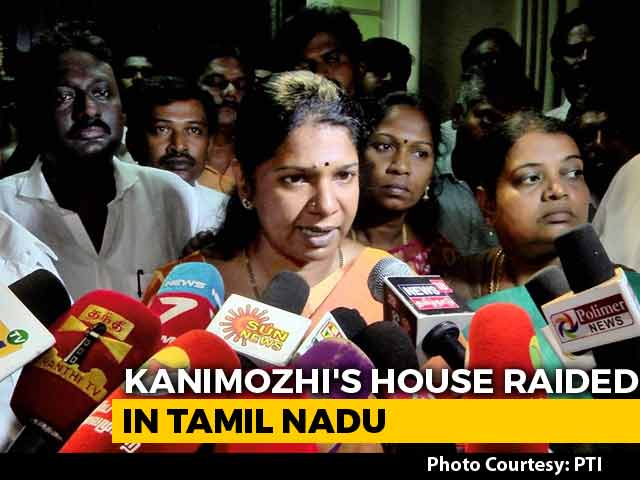 After Raid At DMK Leader Kanimozhi's House, Tax Officials Say "False Tip"