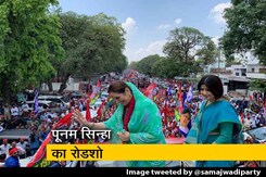 लखनऊ से सपा की उम्मीदवार पूनम सिन्हा लखनऊ से सपा की उम्मीदवार पूनम सिन्हा