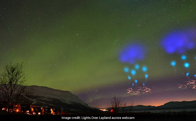 Aliens? UFOs? Mysterious Blue Lights Over Arctic Circle Turn Out To Be...