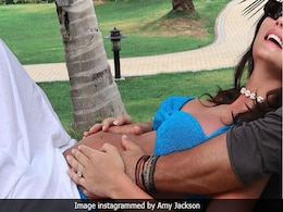 Pregnant Amy Jackson Chills With Fiance In Dubai, Writes "Bump Spam Has Started" Pregnant Amy Jackson Chills With Fiance In Dubai, Writes "Bump Spam Has Started"