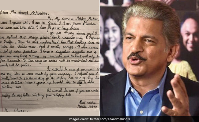 Mumbai Girl Gives Anand Mahindra An Idea To Curb Honking. His Reply...