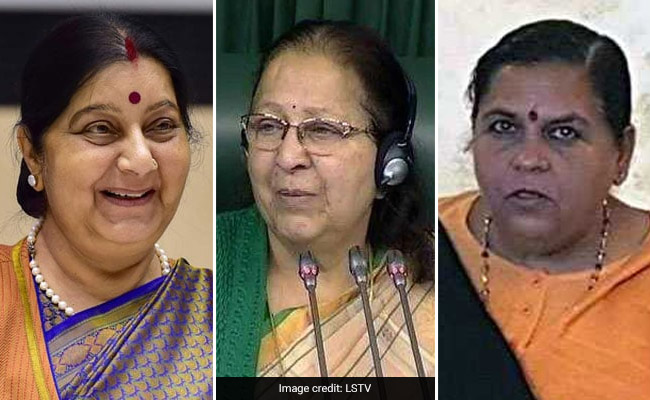 सुषमा स्वराज, उमा भारती और सुमित्रा महाजन, मध्य प्रदेश की तीनों महिला सांसद चुनाव से बाहर