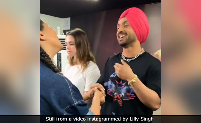 Diljit Dosanjh And Lilly Singh Show How True Blue Punjabis Greet In This ROFL Video