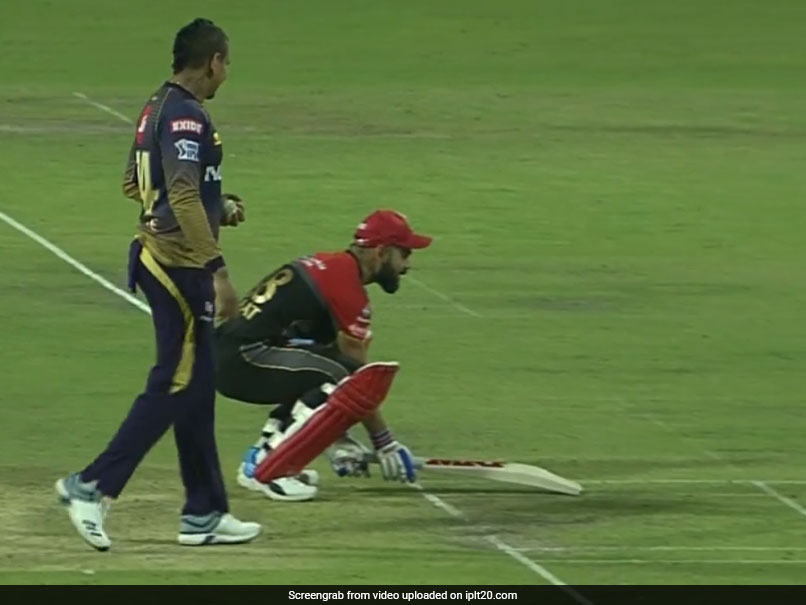 Virat Kohli Foils Sunil Narine's 'Mankading' Chance In A Hilarious Way - Watch