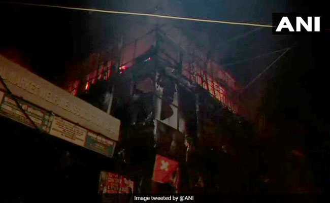 Massive Fire Breaks Out At Delhi Showroom, 25 Fire Tenders At Spot