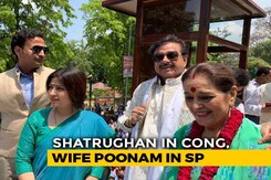 Shatrughan Sinha, Congress, Will Campaign For Wife Poonam Sinha, Samajwadi Party Shatrughan Sinha, Congress, Will Campaign For Wife Poonam Sinha, Samajwadi Party