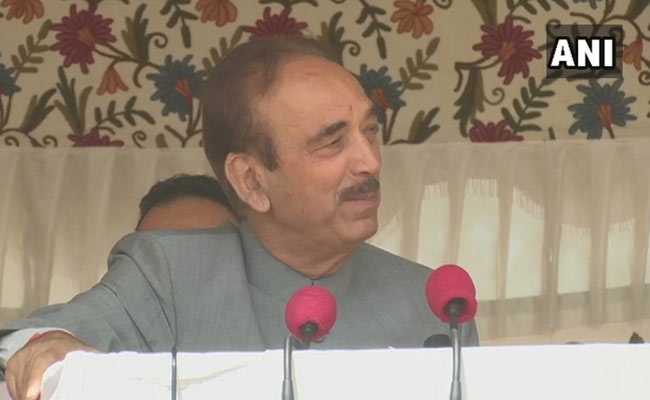 घाटी के बिगड़े हालात के लिए पीएम मोदी जिम्मेदार, जम्मू-कश्मीर पुलिस भी कम दुश्मन नहीं: गुलाम नबी आजाद