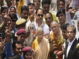 BJP, Congress Candidates File Nominations For Delhi Seat On Last Day BJP, Congress Candidates File Nominations For Delhi Seat On Last Day