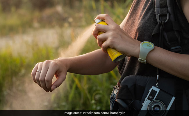Dengue fever is transmitted via bites of female mosquito harbouring the virus.