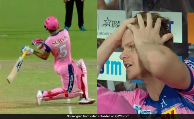 IPL 2019: रहस्यमयी तरीके से आउट हुआ बल्लेबाज, स्टीव स्मिथ ने पकड़ लिया सिर, लोगों ने कहा ऐसा, देखें VIDEO