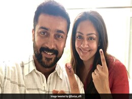 Lok Sabha Polls 2019: Rajinikanth, Kamal Haasan, Suriya Up Star Power In Chennai Polling Booths Lok Sabha Polls 2019: Rajinikanth, Kamal Haasan, Suriya Up Star Power In Chennai Polling Booths