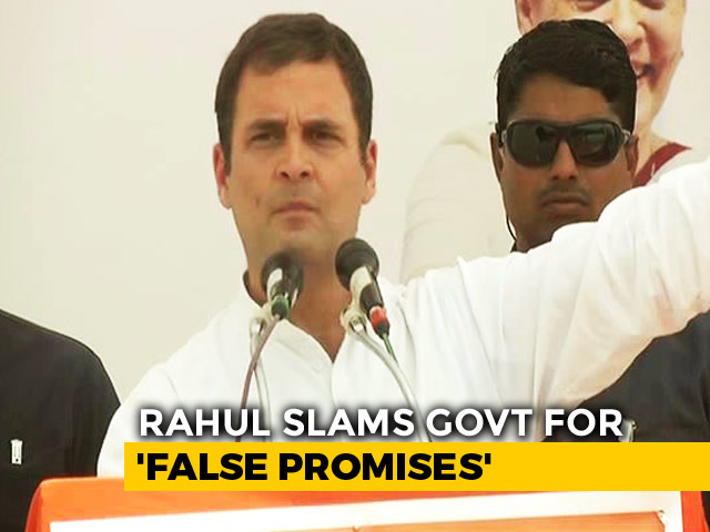 We Will Give Employment To 22 Lakh Youth If Voted To Power, Says Rahul Gandhi