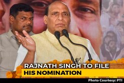 As BJP's Rajnath Singh Files Poll Papers In Lucknow, No Rival Yet As BJP's Rajnath Singh Files Poll Papers In Lucknow, No Rival Yet