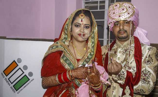 This Couple Headed To Vote Straight From Their Wedding