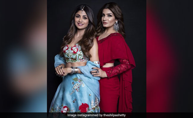 It Was A <i>Jung</i> Reunion For Shilpa Shetty And Raveena Tandon On The Sets Of <i>Super Dancer Chapter 3</i>