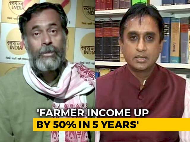 Viral: Yogendra Yadav vs BJP's Vivek Reddy On Claim That Farm Income Up 50%