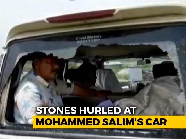 Violence In Bengal, Mob Tear-Gassed, Left Leader Md Salim's Car Attacked