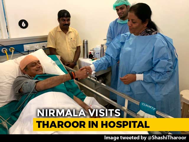 Shashi Tharoor's Tweet After Nirmala Sitharaman Visits Him In Hospital