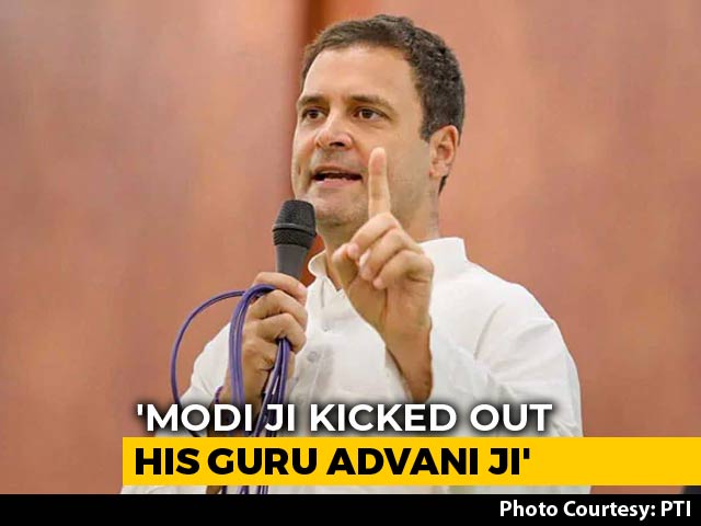 "In Hinduism, Guru Is Supreme": Rahul Gandhi Jabs PM Modi Over LK Advani