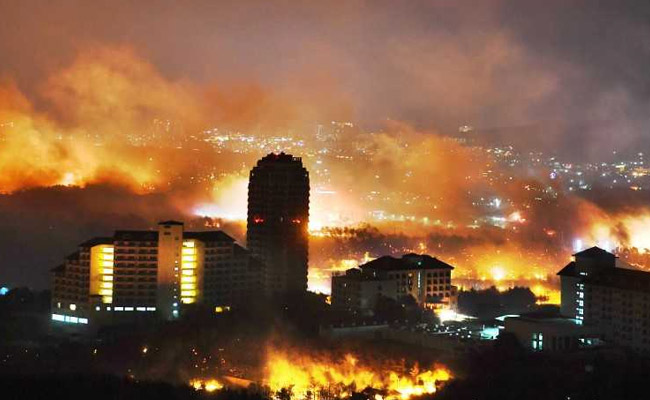 South Korea Declares National Disaster As Winds Fan Giant Forest Fire