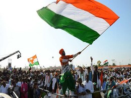 No Party Flags In CPM, Congress's Tripura Rally To "Restore Democracy" No Party Flags In CPM, Congress's Tripura Rally To "Restore Democracy"