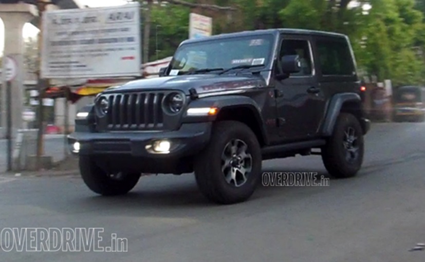 New Jeep Wrangler 3-Door Spotted Testing In India Sans Camouflage