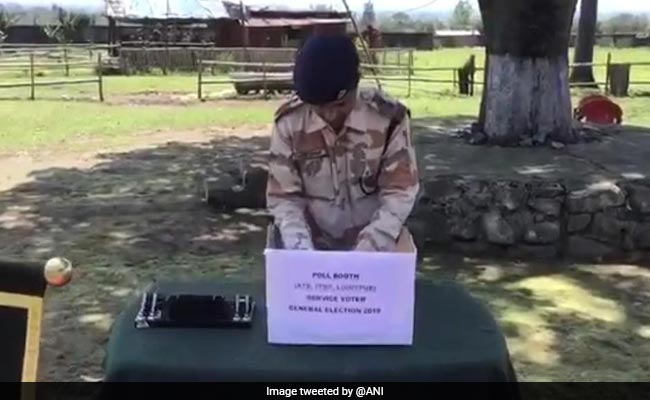Soldiers From Indo-Tibet Border Police Cast First Vote For 2019 Elections