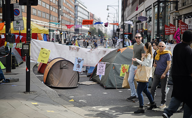 Climate Protesters Aim To Put London To A Halt