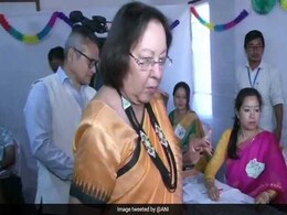 Manipur Governor, Chief Minister Jumped Queue To Cast Vote, Allege Voters Manipur Governor, Chief Minister Jumped Queue To Cast Vote, Allege Voters