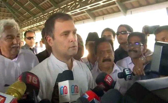 "Won't Say A Word" Against Left, Says Rahul Gandhi In Wayanad
