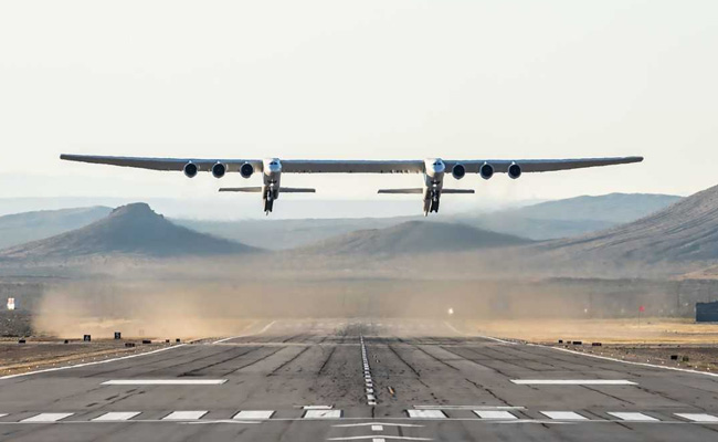 World's Largest Plane Takes Flight, Can Air-Launch Rockets Into Space