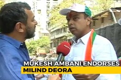 Mukesh Ambani Backs Milind Deora For Mumbai South In Rare Endorsement Mukesh Ambani Backs Milind Deora For Mumbai South In Rare Endorsement