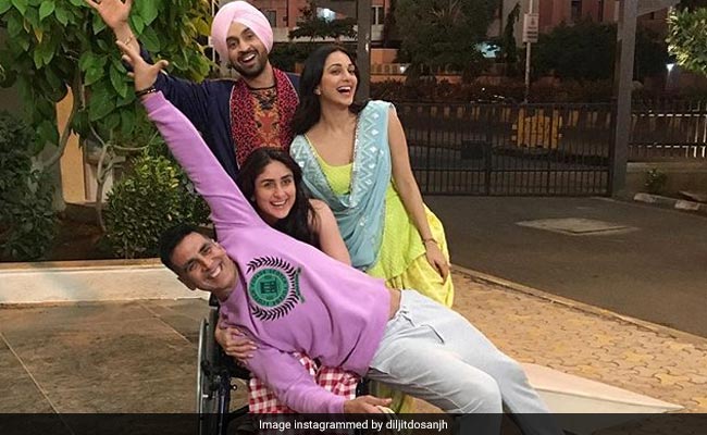 <I>Good News</i>! "Awesome Foursome" Kareena Kapoor, Akshay Kumar, Diljit Dosanjh, Kiara Advani Will Make You Smile