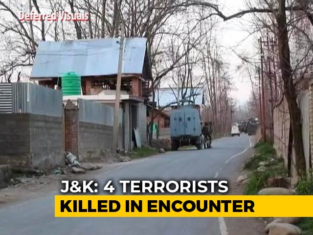3 Security Personnel Injured, 4 Terrorists Killed In J&K's Pulwama