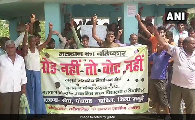 "No Road, No Vote": Villagers In Bihar's Jamui Threaten To Boycott Polls