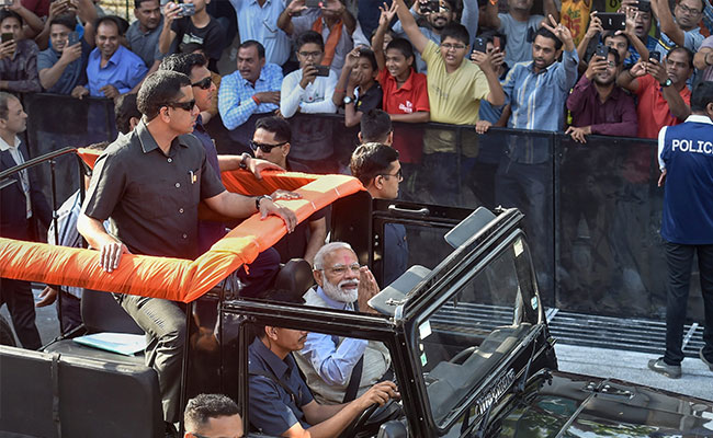 NCP Dubs PM Modi's Post Voting "Road Show" As "Farewell Procession"
